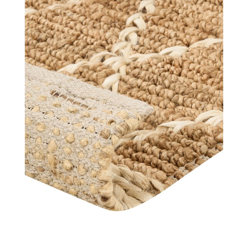 Dywan z juty 80 x 300 cm beżowy ZORAVA Dywan z juty 80 x 300 cm beżowy ZORAVA