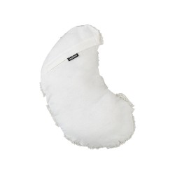 2 poduszki dekoracyjne dla dzieci rogale bawełniane 40 x 25 cm białe SNOWDROP 2 poduszki dekoracyjne dla dzieci rogale bawełniane 40 x 25 cm białe SNOWDROP