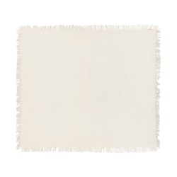 Narzuta na łóżko YERBENT Bawełna 200 x 220 cm Złamana biel Narzuta na łóżko YERBENT Bawełna 200 x 220 cm Złamana biel