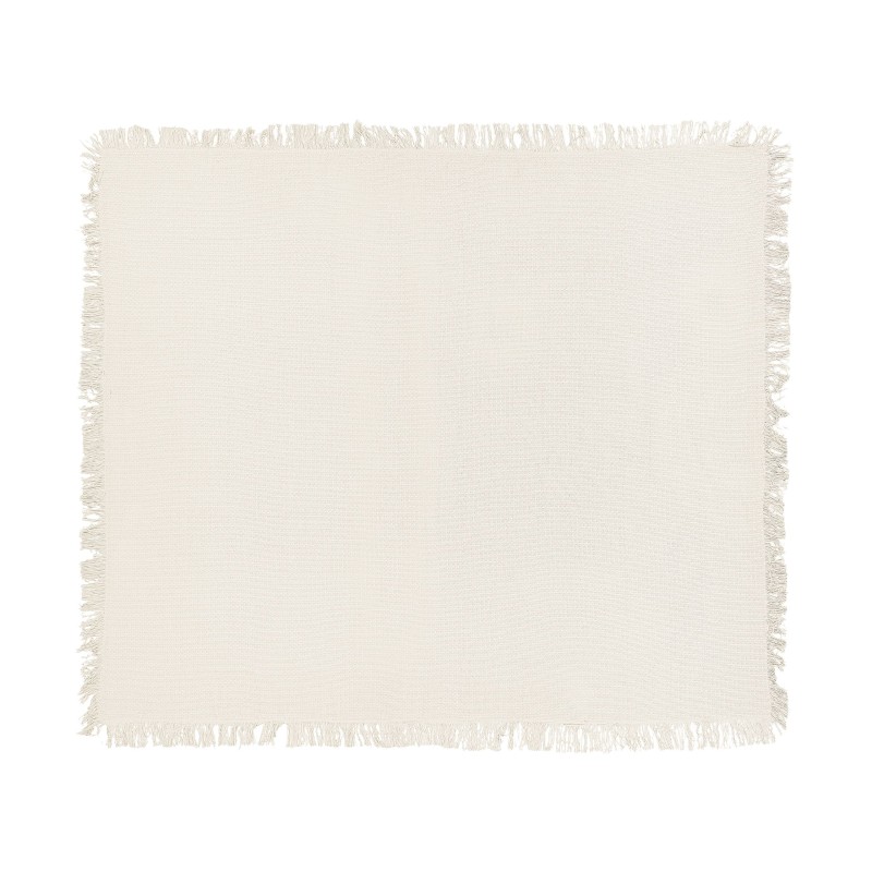 Narzuta na łóżko YERBENT Bawełna 200 x 220 cm Złamana biel Narzuta na łóżko YERBENT Bawełna 200 x 220 cm Złamana biel