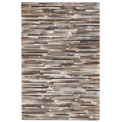 Dywan patchwork skórzany 160 x 230 cm wielokolorowy TUZLUCA Dywan patchwork skórzany 160 x 230 cm wielokolorowy TUZLUCA