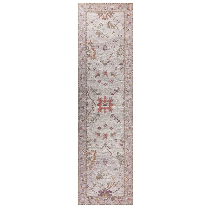 Dywan bawełniany 80 x 300 cm beżowy YANOBA Dywan bawełniany 80 x 300 cm beżowy YANOBA