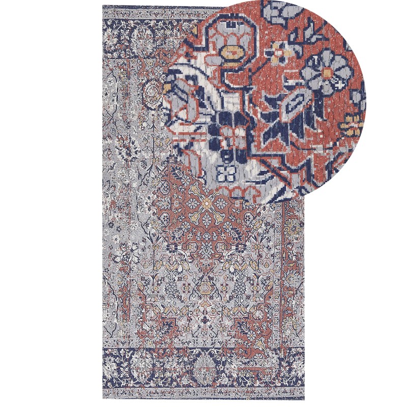 Dywan 80 x 150 cm wielokolorowy KORGAN Dywan 80 x 150 cm wielokolorowy KORGAN