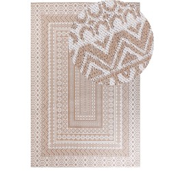 Dywan 200 x 300 cm beżowo-biały BAGLAR