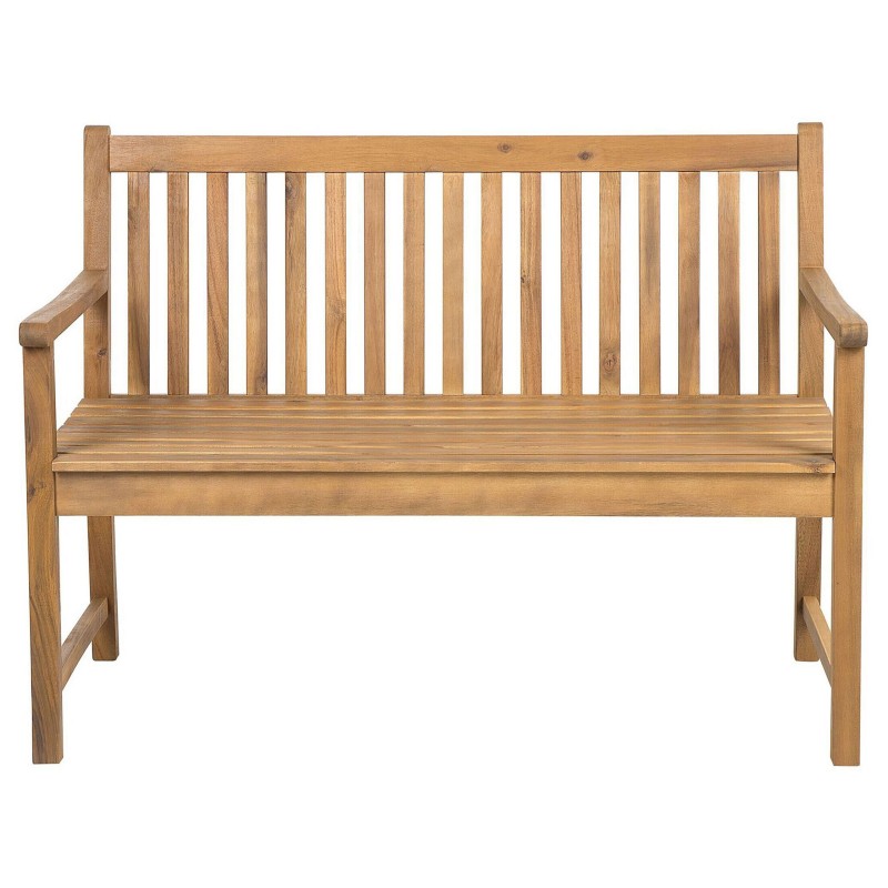 Ławka ogrodowa VIVARA 120 cm Certyfikowane drewno akacjowe Jasnobrązowy Ławka ogrodowa VIVARA 120 cm Certyfikowane drewno akacjowe Jasnobrązowy