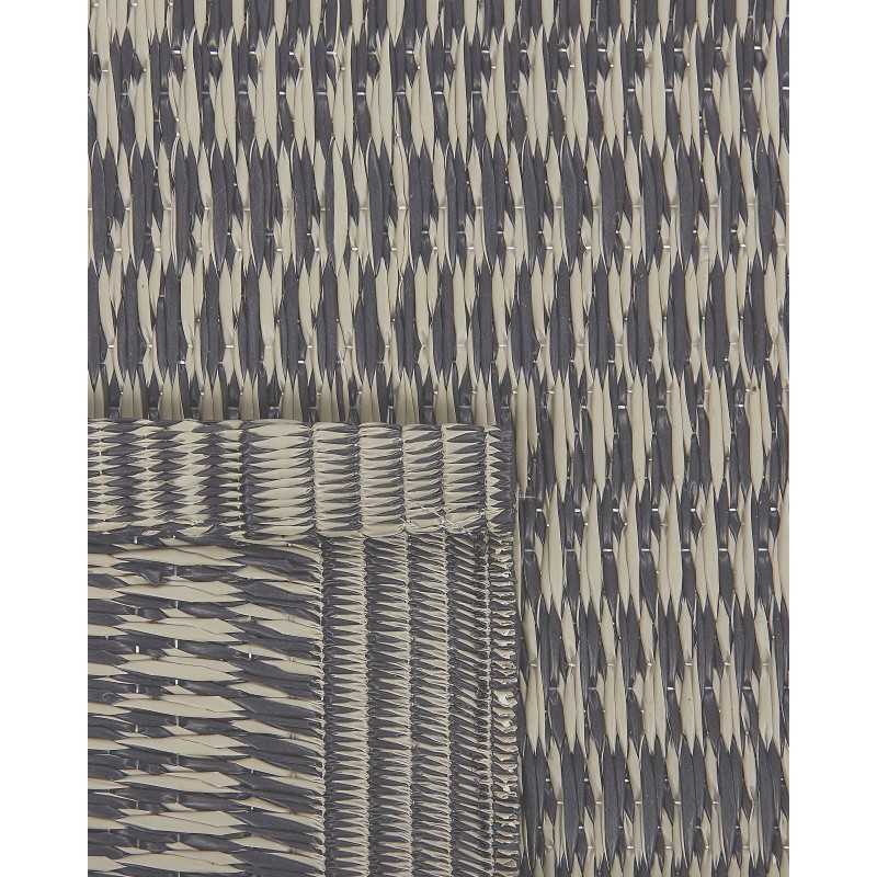 Dywan zewnętrzny 60 x 105 cm brązowoszary JALNA Dywan zewnętrzny 60 x 105 cm brązowoszary JALNA