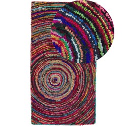 Dywan 80 x 150 cm wielokolorowy MALATYA