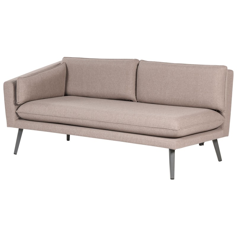 Sofa ogrodowa modułowa 5-osobowa beżowa LORETELLO Sofa ogrodowa modułowa 5-osobowa beżowa LORETELLO