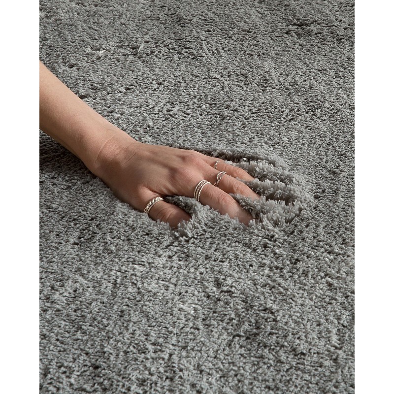 Dywan shaggy 80 x 150 cm szary EVREN Dywan shaggy 80 x 150 cm szary EVREN