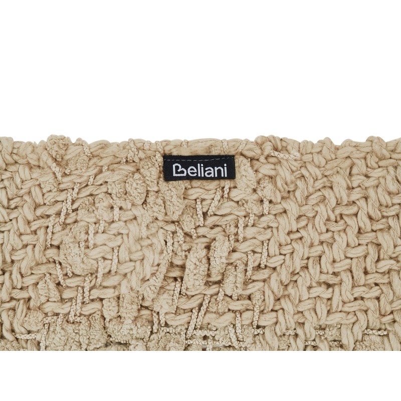 Koc VELLA Bawełna 190 x 230 cm Beżowy Koc VELLA Bawełna 190 x 230 cm Beżowy