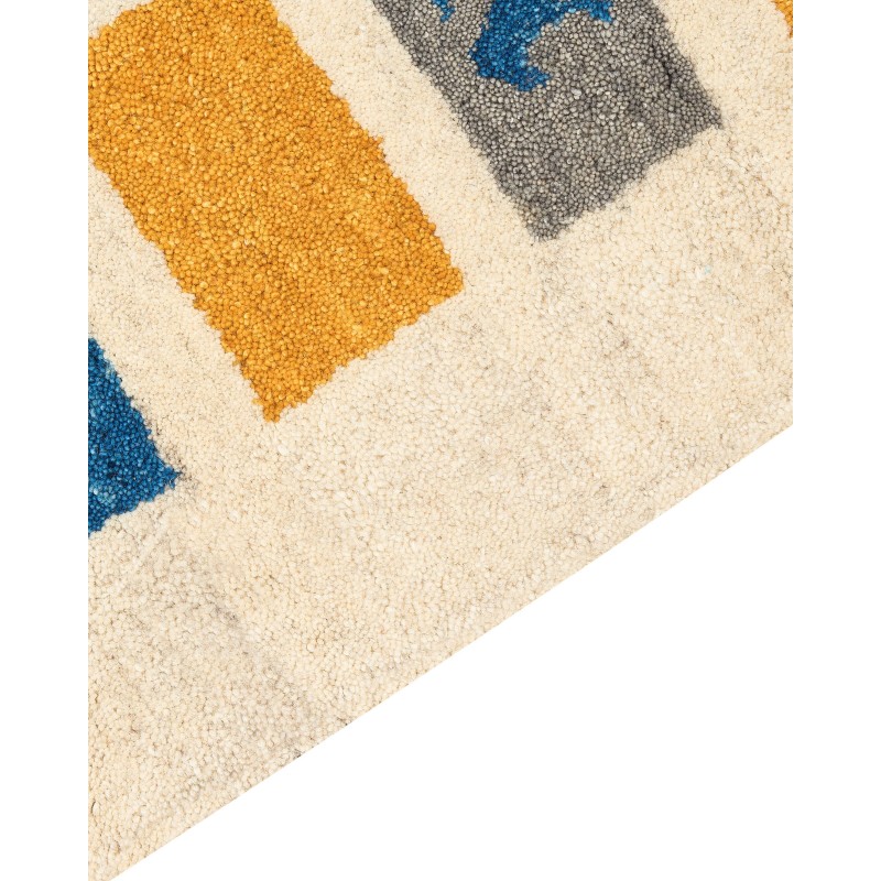 Dywan wełniany gabbeh 160 x 230 cm wielokolorowy MURATLI Dywan wełniany gabbeh 160 x 230 cm wielokolorowy MURATLI