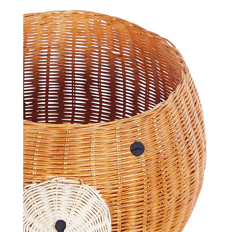 Kosz na zabawki Miś HIMBA Rattan Naturalny Kosz na zabawki Miś HIMBA Rattan Naturalny