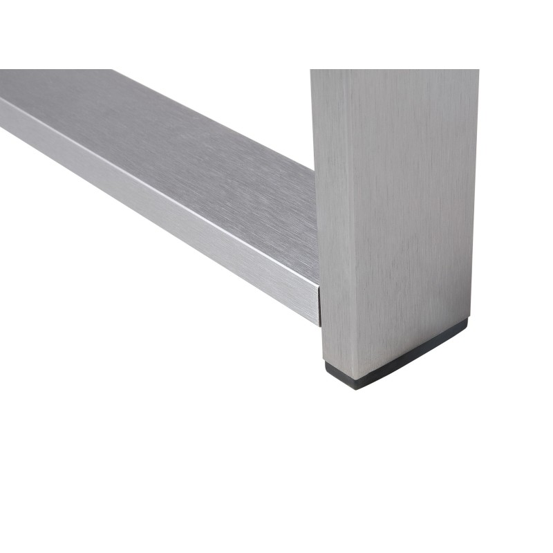 Stolik kawowy ogrodowy 90 x 50 cm jasnoszary SALERNO Stolik kawowy ogrodowy 90 x 50 cm jasnoszary SALERNO