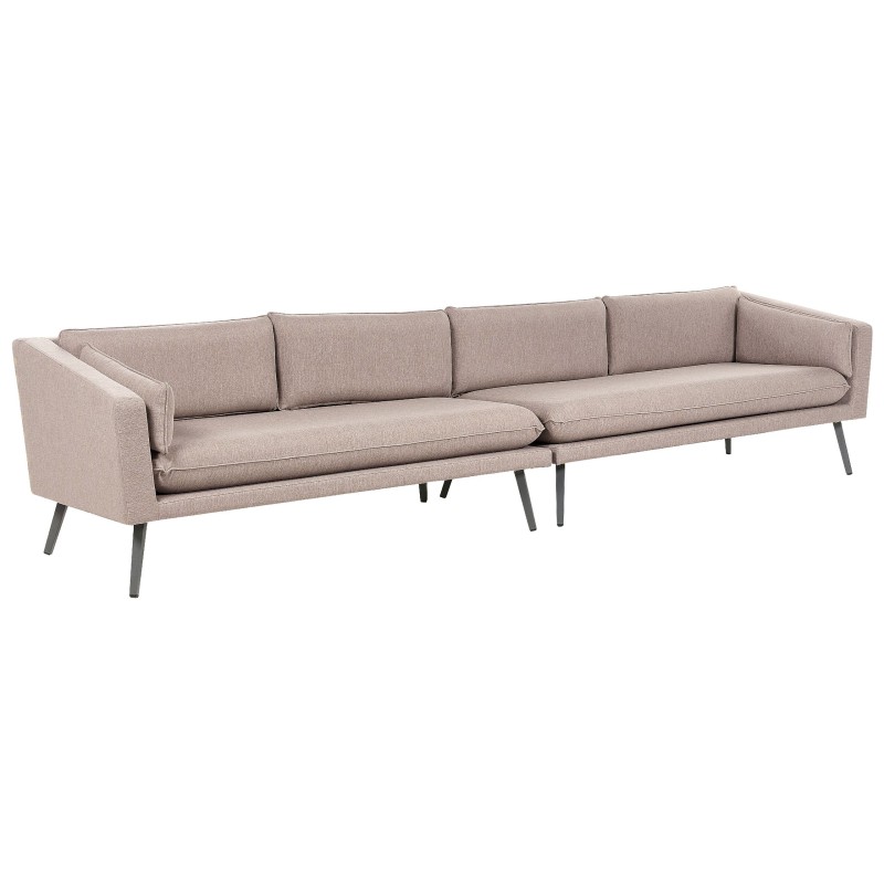 Sofa ogrodowa 4-osobowa beżowa LORETELLO Sofa ogrodowa 4-osobowa beżowa LORETELLO