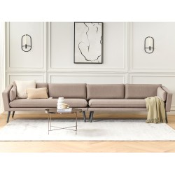 Sofa ogrodowa 4-osobowa beżowa LORETELLO Sofa ogrodowa 4-osobowa beżowa LORETELLO