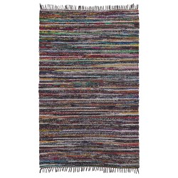Dywan 140 x 200 cm ciemny wielokolorowy DANCA Dywan 140 x 200 cm ciemny wielokolorowy DANCA