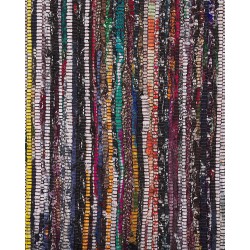 Dywan 140 x 200 cm ciemny wielokolorowy DANCA Dywan 140 x 200 cm ciemny wielokolorowy DANCA
