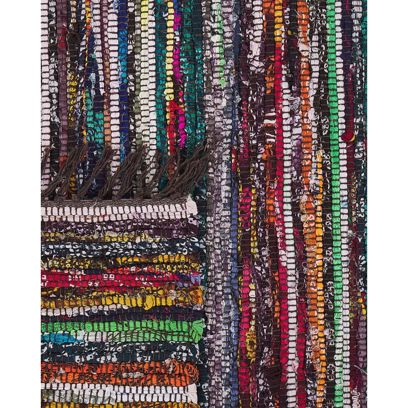 Dywan 140 x 200 cm ciemny wielokolorowy DANCA Dywan 140 x 200 cm ciemny wielokolorowy DANCA