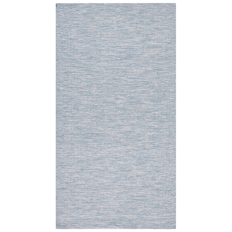Dywan bawełniany 80 x 150 cm niebieski DERINCE Dywan bawełniany 80 x 150 cm niebieski DERINCE