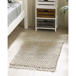 Dywan z juty 50 x 80 cm beżowy AFRIN Dywan z juty 50 x 80 cm beżowy AFRIN