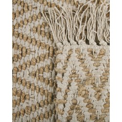Dywan z juty 50 x 80 cm beżowy AFRIN Dywan z juty 50 x 80 cm beżowy AFRIN