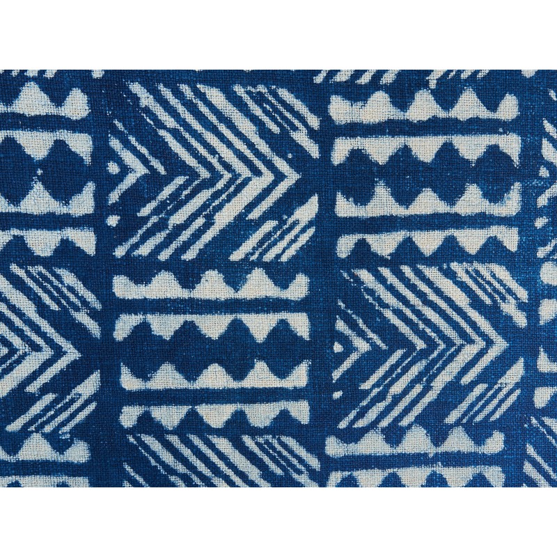 Koc SHIVPURI Bawełna 130 x 180 cm Niebieski Koc SHIVPURI Bawełna 130 x 180 cm Niebieski
