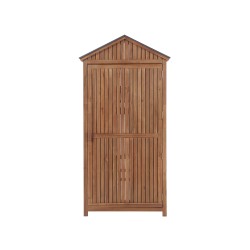 Szafa ogrodowa SAVOCA Drewno akacjowe 100 cm 40 cm Brązowy Szafa ogrodowa SAVOCA Drewno akacjowe 100 cm 40 cm Brązowy