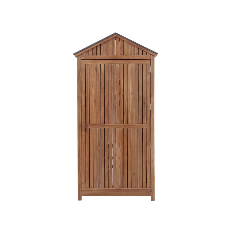 Szafa ogrodowa SAVOCA Drewno akacjowe 100 cm 40 cm Brązowy Szafa ogrodowa SAVOCA Drewno akacjowe 100 cm 40 cm Brązowy