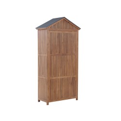 Szafa ogrodowa SAVOCA Drewno akacjowe 100 cm 40 cm Brązowy Szafa ogrodowa SAVOCA Drewno akacjowe 100 cm 40 cm Brązowy