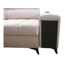Venna IX corner sofa with sleeping function, USB port, and opening Venna IX corner sofa with sleeping function, USB port, and opening