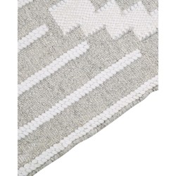 Dywan zewnętrzny 160 x 230 cm szaro-biały TABIAT Dywan zewnętrzny 160 x 230 cm szaro-biały TABIAT