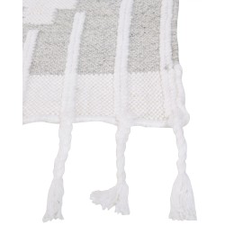 Dywan zewnętrzny 160 x 230 cm szaro-biały TABIAT Dywan zewnętrzny 160 x 230 cm szaro-biały TABIAT