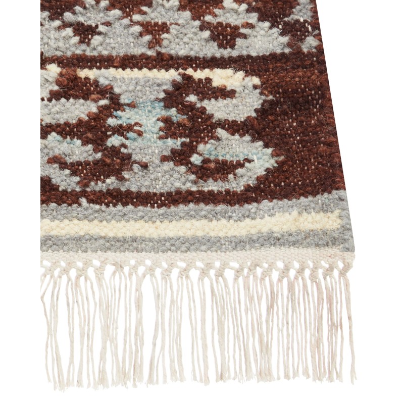 Dywan wełniany kilim 200 x 300 cm wielokolorowy AKNALICH Dywan wełniany kilim 200 x 300 cm wielokolorowy AKNALICH