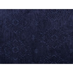 Zestaw 2 poduszek dekoracyjnych MELUR 45 x 45 cm Ciemnoniebieski Ikat Zestaw 2 poduszek dekoracyjnych MELUR 45 x 45 cm Ciemnoniebieski Ikat
