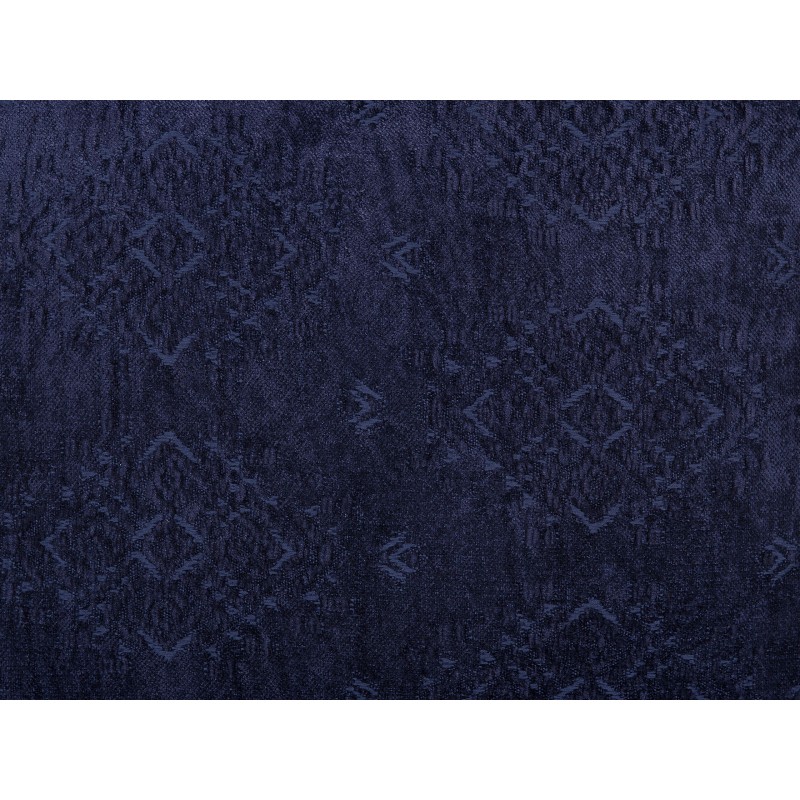 Zestaw 2 poduszek dekoracyjnych MELUR 45 x 45 cm Ciemnoniebieski Ikat Zestaw 2 poduszek dekoracyjnych MELUR 45 x 45 cm Ciemnoniebieski Ikat