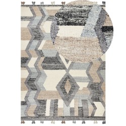 Dywan wełniany kilim 160 x 230 cm wielokolorowy AYGEZARD