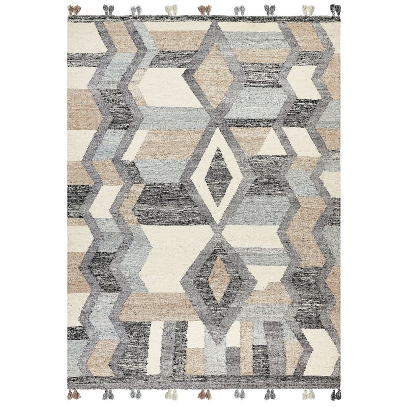Dywan wełniany kilim 160 x 230 cm wielokolorowy AYGEZARD Dywan wełniany kilim 160 x 230 cm wielokolorowy AYGEZARD