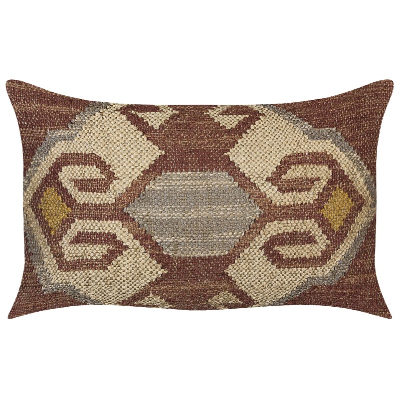 Zestaw 2 poduszek dekoracyjnych URPAD Juta 30 x 50 cm Kolorowy Wzór orientalny Zestaw 2 poduszek dekoracyjnych URPAD Juta 30 x 50 cm Kolorowy Wzór orientalny