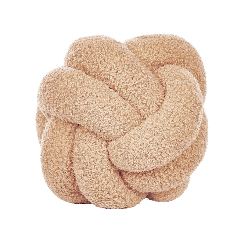 Zestaw 2 poduszek dekoracyjnych MALNI Boucle 19 x 19 cm Piaskowy Jednolity Zestaw 2 poduszek dekoracyjnych MALNI Boucle 19 x 19 cm Piaskowy Jednolity