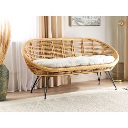 Sofa 2-osobowa rattanowa naturalna MARATEA Sofa 2-osobowa rattanowa naturalna MARATEA