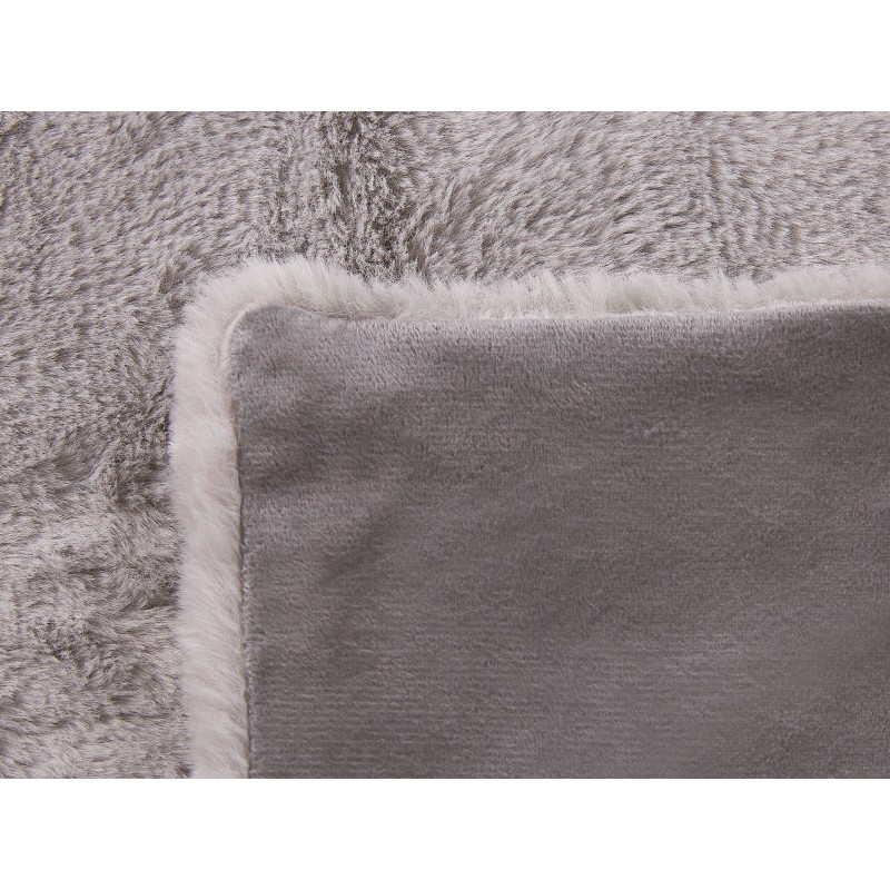 Koc CHAAB 200 x 220 cm Jasnoszary Koc CHAAB 200 x 220 cm Jasnoszary