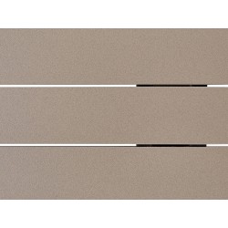 Stół ogrodowy CASCAIS 200 cm 105 cm Metal Beżowoszary Stół ogrodowy CASCAIS 200 cm 105 cm Metal Beżowoszary