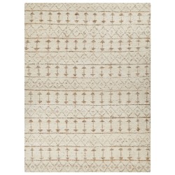 Dywan z tkaniny konopnej 300 x 400 cm beżowy SANAO Dywan z tkaniny konopnej 300 x 400 cm beżowy SANAO