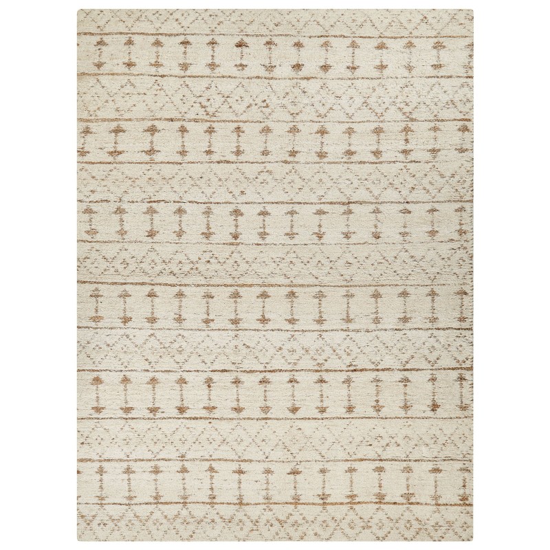 Dywan z tkaniny konopnej 300 x 400 cm beżowy SANAO Dywan z tkaniny konopnej 300 x 400 cm beżowy SANAO