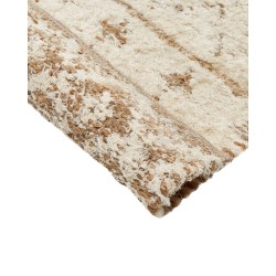 Dywan z tkaniny konopnej 300 x 400 cm beżowy SANAO Dywan z tkaniny konopnej 300 x 400 cm beżowy SANAO