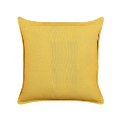 Poduszka dekoracyjna RAPIS Welur 45 x 45 cm Żółty Wzór geometryczny Poduszka dekoracyjna RAPIS Welur 45 x 45 cm Żółty Wzór geometryczny