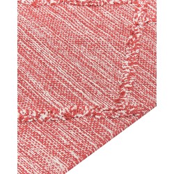 Dywan bawełniany 160 x 230 cm czerwony NIGDE Dywan bawełniany 160 x 230 cm czerwony NIGDE