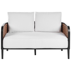 Sofa ogrodowa 2-osobowa złamana biel MONTEFALCO Sofa ogrodowa 2-osobowa złamana biel MONTEFALCO