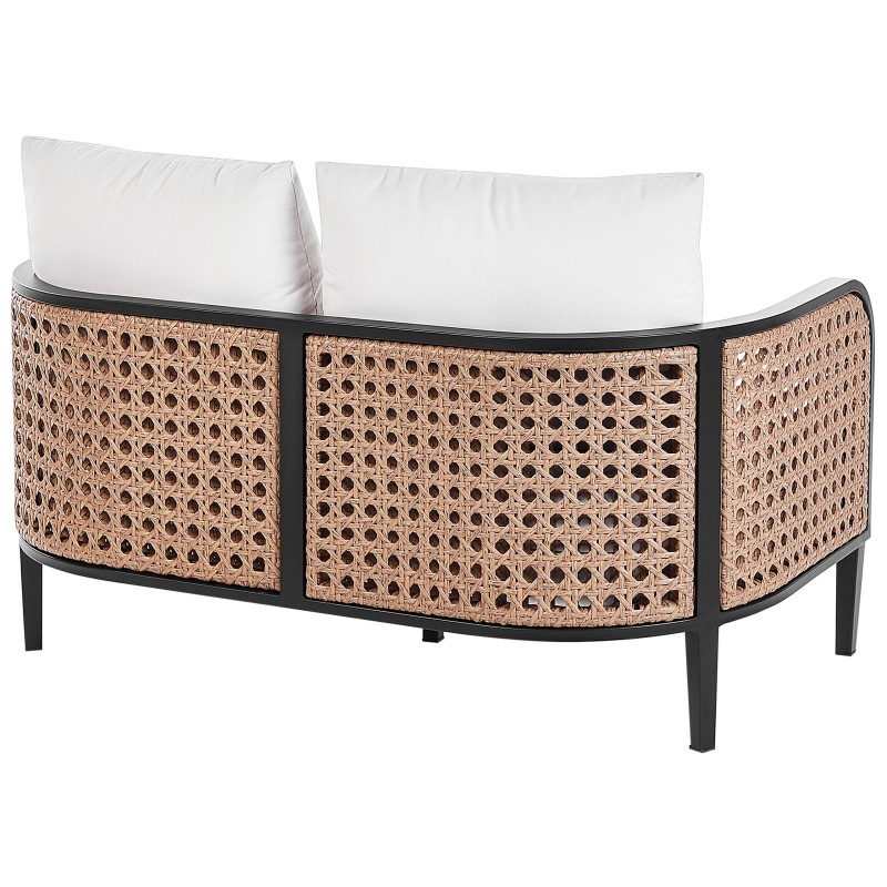 Sofa ogrodowa 2-osobowa złamana biel MONTEFALCO Sofa ogrodowa 2-osobowa złamana biel MONTEFALCO