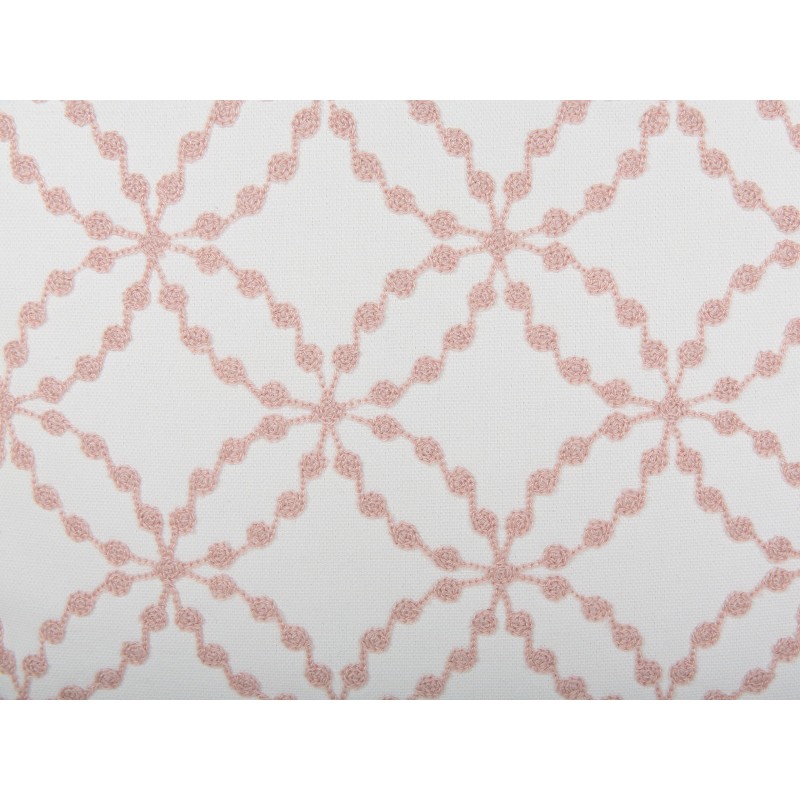 Zestaw 2 poduszek dekoracyjnych VERBENA Bawełna 45 x 45 cm Różowy Wzór geometryczny Zestaw 2 poduszek dekoracyjnych VERBENA Bawełna 45 x 45 cm Różowy Wzór geometryczny